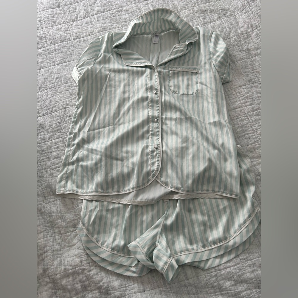Satin pajamas